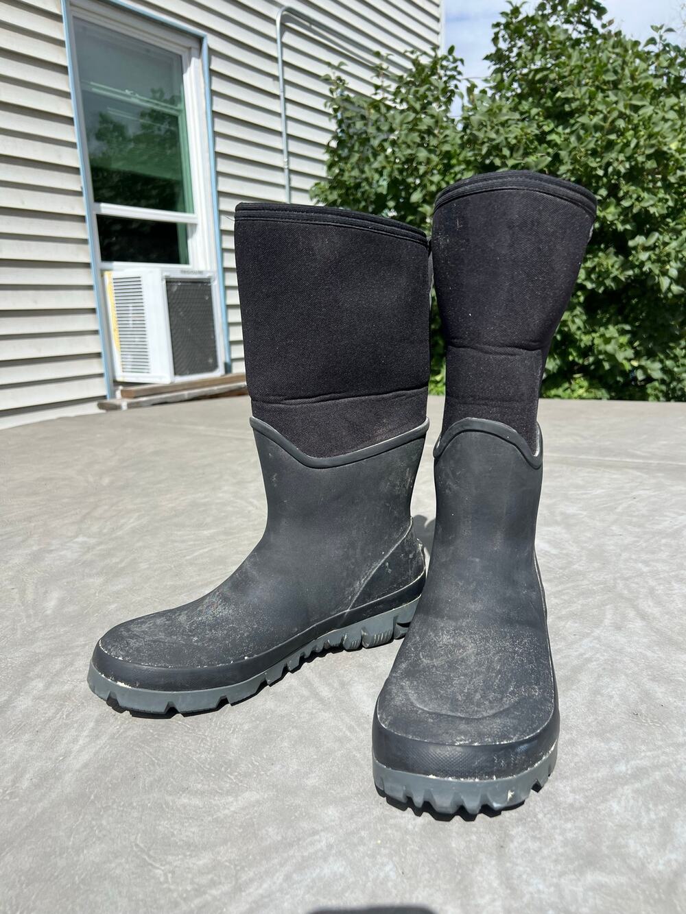 Bogs Arcata Tall Winter Boots Mens 12 blk waterproof winter snow rain insulated